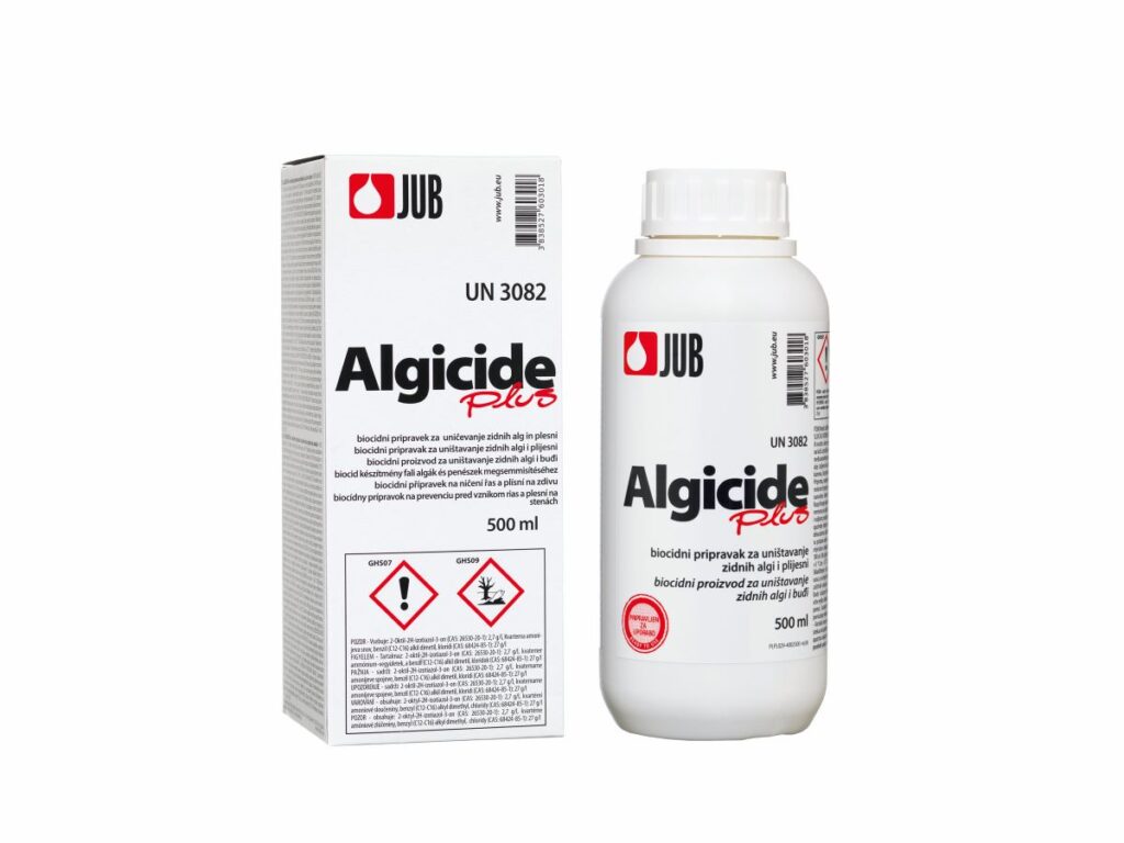 Vysokotlaké čištění a desinfekce přípravkem ALGICIDE Plus